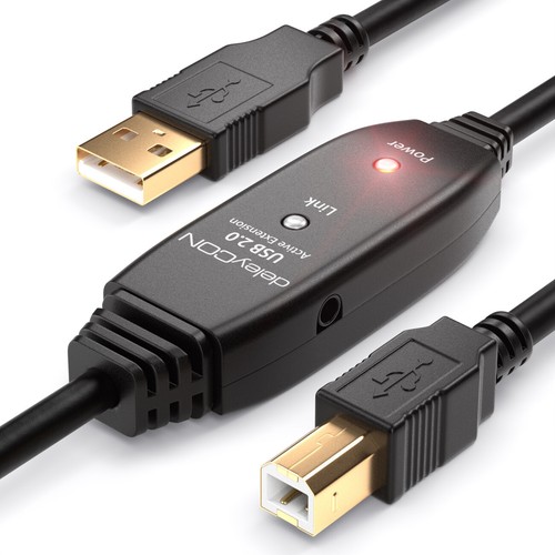 10m druckerkabel aktiv usb - 10m,